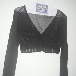 Sheen Black Sweaters